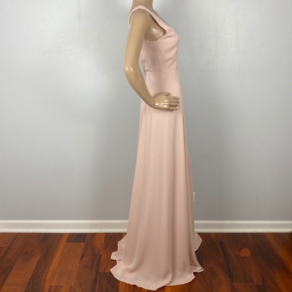 SHOW ME YOUR MUMU PINK V-NECK MAXI DRESS - Picture 7 of 11